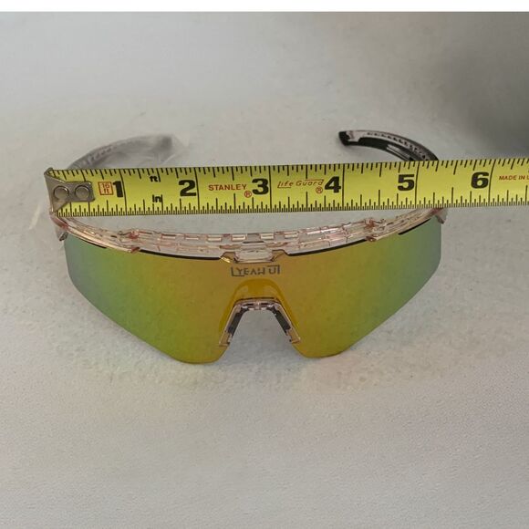 YEAH U Sports Sunglasses Set NEW w/ Box Extra Lens Mirrored - Picture 8 of 10